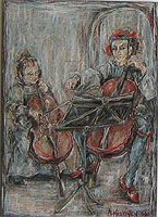 Arja Krossbeckin maalaus