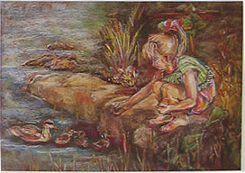 Arja Krossbeckin maalaus