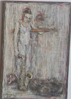 Arja Krossbeckin maalaus