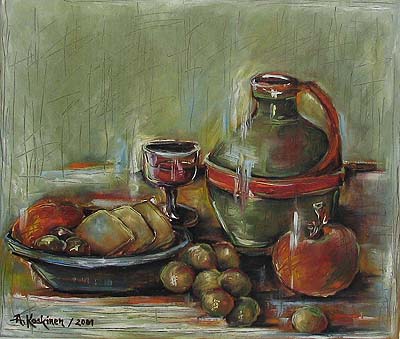 Arja Krossbeckin maalaus