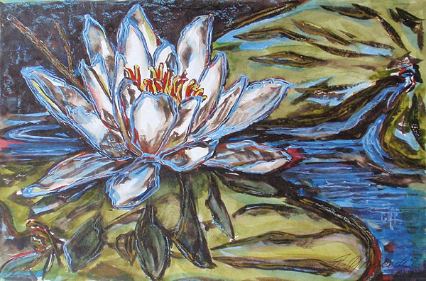 Arja Krossbeckin maalaus