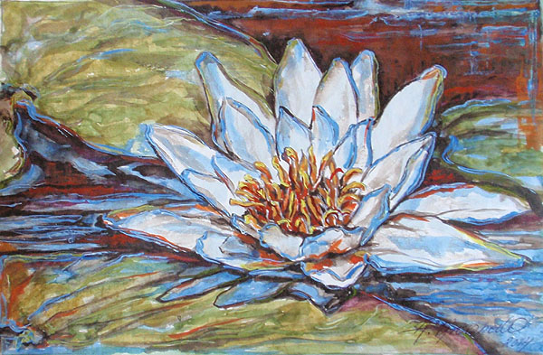 Arja Krossbeckin maalaus