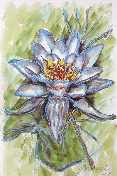 Arja Krossbeckin maalaus