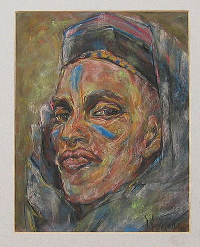 Arja Krossbeckin maalaus