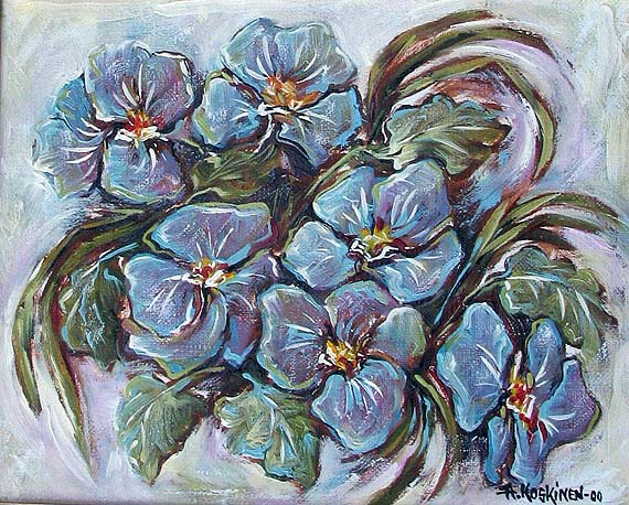 Arja Krossbeckin maalaus