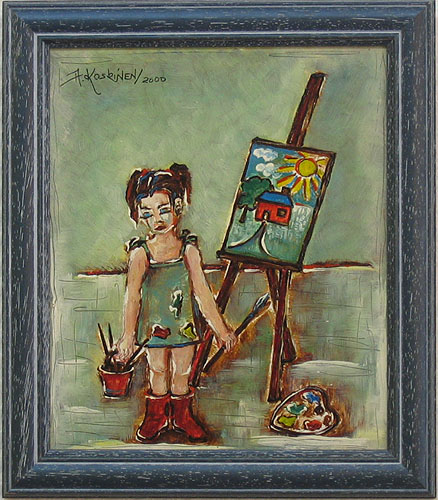 Arja Krossbeckin maalaus