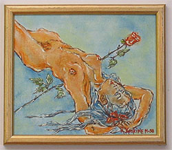 Arja Krossbeckin maalaus