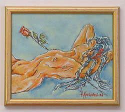 Arja Krossbeckin maalaus