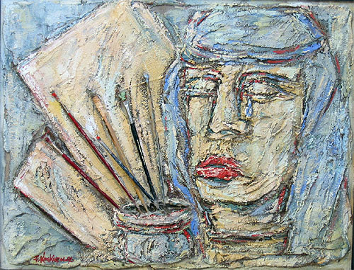 Arja Krossbeckin maalaus